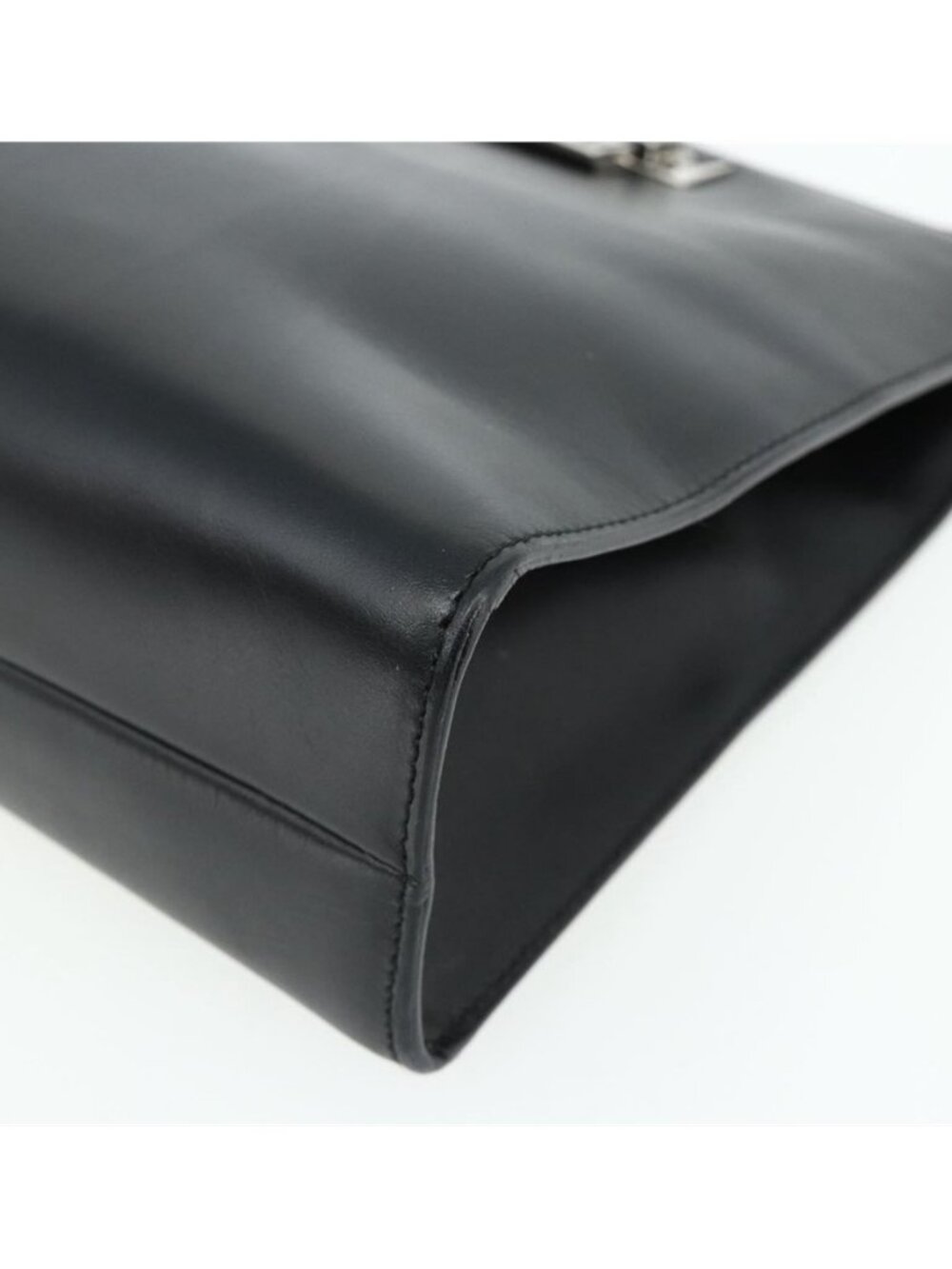 Authentic GUCCI Shoulder Bag Leather Black Silver 001 3043 - Picture 11 of 16